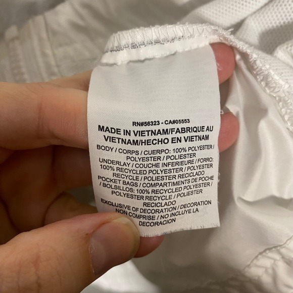 Nike Oversized Layered Hooded Windbreaker Jacket Women's Large Streetwear 2018 - Picture 8 of 16